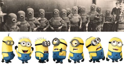 A foto que deu origem à teoria conspiratória sobre os minions.