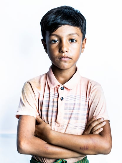 Umair, 9 años.