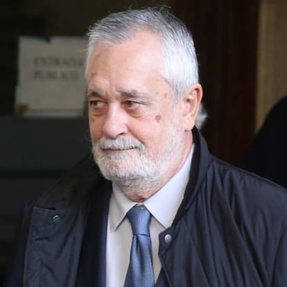 José Antonio Griñán sale de la Audiencia Provincial de Sevilla el día que fue notificado de sentencia de los ERE. Alejandro Ruesga