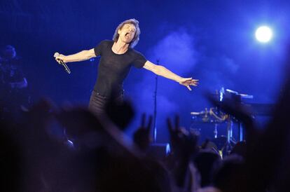 Mick Jagger, líder de 'Sus satánicas majestades' durante su histórico concierto en La Habana, Cuba.