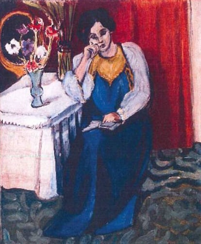 'La lectora en blanco y amarillo', de Henri Matisse, de 1919.