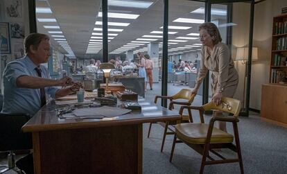 Fotograma de la pel&iacute;cula &#039;The Post&#039; (Los archivos del Pent&aacute;gono), dirigida por Steven Spielberg.