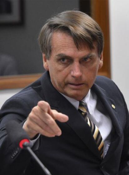 O deputado Jair Bolsonaro.