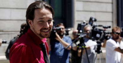 El líder de Podemos, Pablo Iglesias.