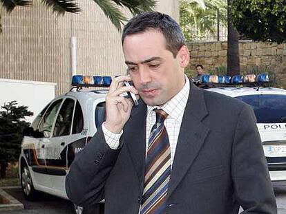 El juez Francisco Javier de Urquía, en los juzgados de Marbella.
