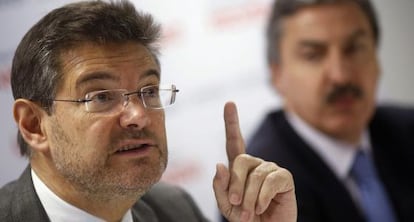 El ministro de Justicia, Rafael Catal&aacute;.