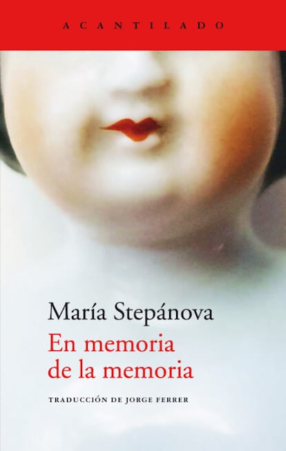 Portada de 'En memoria de la memoria', de María Estepánova.