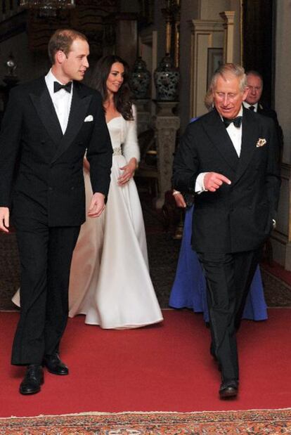 Guillermo, el príncipe de Gales y Kate Middleton.
