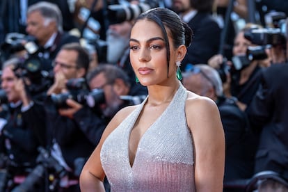 Georgina Rodríguez, en la 75ª edición del Festival de Cannes, este miércoles.