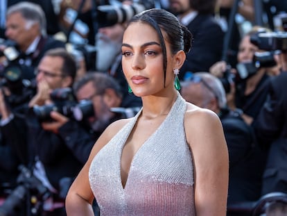 Georgina Rodríguez, en la 75ª edición del Festival de Cannes, este miércoles.