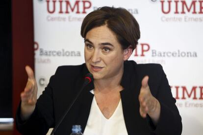 L'alcaldessa de Barcelona, Ada Colau.