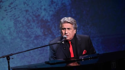 Toto Cutugno, actuando en la RAI, en una imagen de 2018.