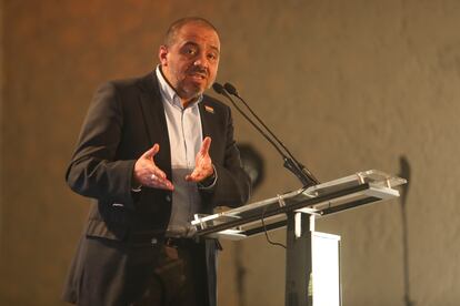 Marco A. Avila, el ministro de Educación de Chile, durante el foro.