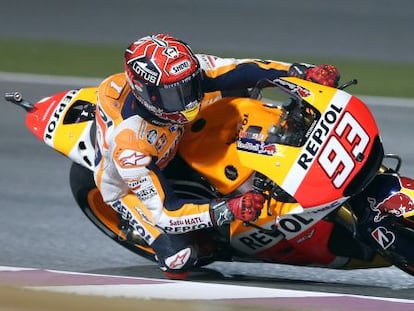 Marc Márquez, en Losail