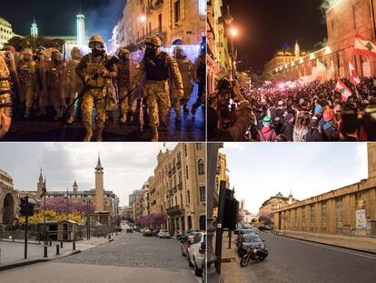 La Covid-19 echa de las calles de Líbano a los manifestantes