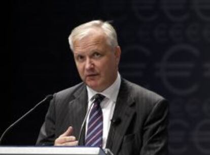 El vicepresidente de la Comisi&oacute;n Europea (CE), Olli Rehn.