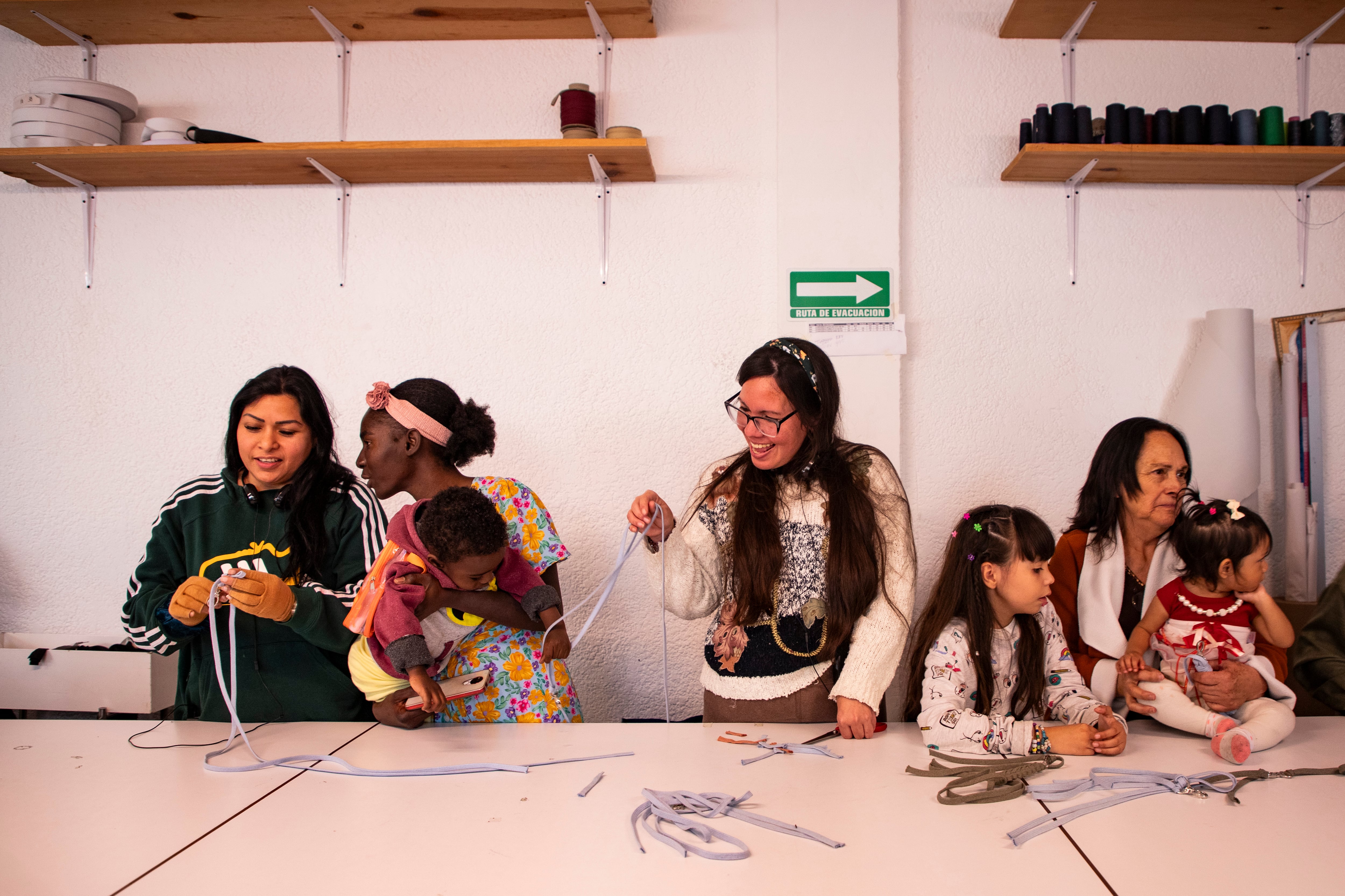 Los migrantes tejen sus oportunidades en México