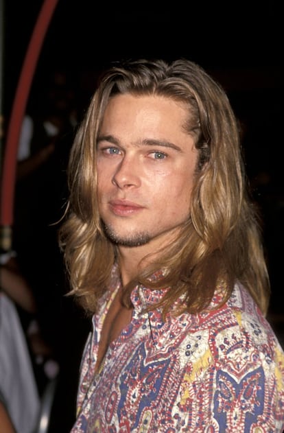 Brad Pitt en Los Ángeles (California) en 1993, el año antes del estreno de 'Entrevista con el vampiro' y 'Leyendas de pasión'.