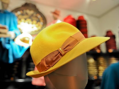Uno de los sombreros de Borsalino.