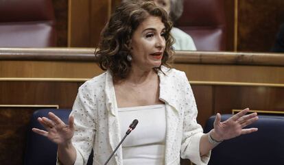 La ministra de Hacienda, María Jesús Montero. EFE