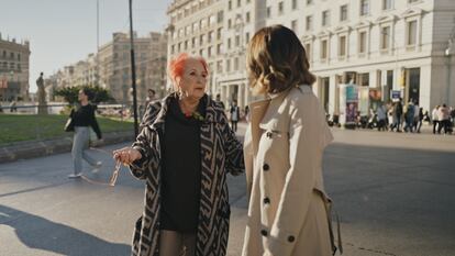 Rosa María Calaf y Lara Siscar, en un momento de 'En primicia'.