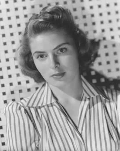 La actriz Ingrid Bergman a la que el Festival de Cannes dedica el cartel de esta edición,