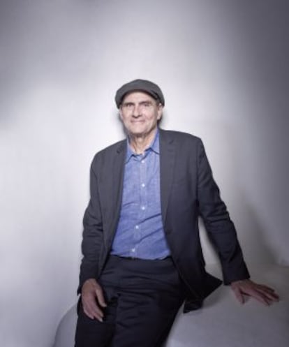 El músico estadounidense James Taylor, en una fotografía tomada en enero en París.