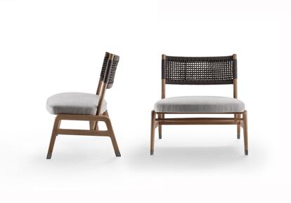<p>La clave de Ortigia, esta butaca creada en el estudio de diseño de <a href="https://www.flexform.it/es" rel="nofollow" target="_blank">Flexform</a>, está en su respaldo de cuero trenzado, toda una hazaña artesanal que plasma el lujo sosegado, duradero y delicado por el que aboga esta firma italiana. Disponible con y sin brazos, y con distintas tapicerías, llama también la atención por la peculiar construcción continua de las patas. Ebanistería contemporánea de primera categoría.</p>