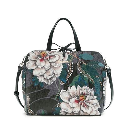 Bolso estampado de Desigual con un 30% de descuento, 55, 95 euros. Su precio original era de 79,95 euros.