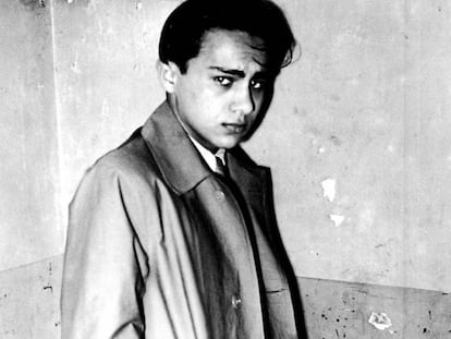 El joven judío Herschel Grynszpan, tras su detención.