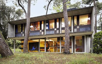 Villa Chupin, en Saint-Brevin-les Pins (Francia), cuyo autor, André Wogenscky, trabajó con Le Corbusier.