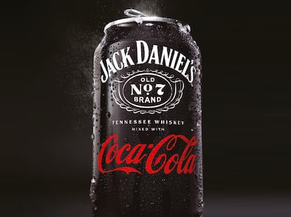 Lata de la bebida que Coca-Cola y Jack Daniel's lanzan en España