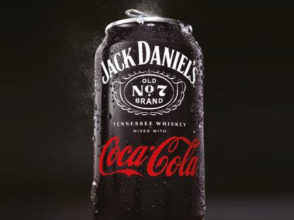 Lata de la bebida que Coca-Cola y Jack Daniel's lanzan en España