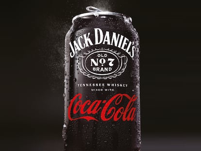 Lata de la bebida que Coca-Cola y Jack Daniel's lanzan en España