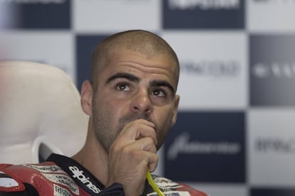 Romano Fenati, expiloto de Moto2, durante un gran premio de esta temporada. 