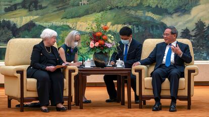 Janet Yellen y Li Qiang