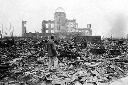 Hiroshima, el 8 de agosto de 1945, dos días después del lanzamiento de la bomba de uranio.