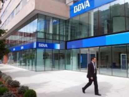 Imagen de una sucursal de BBVA.