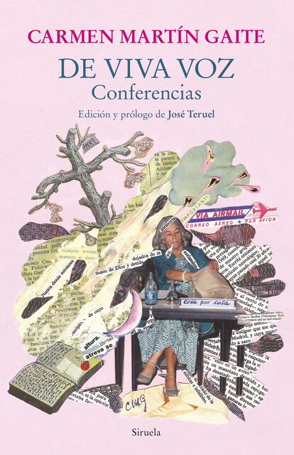 Portada de 'De viva voz. Conferencias', de Carmen Martín Gaite. EDICIONES SIRUELA