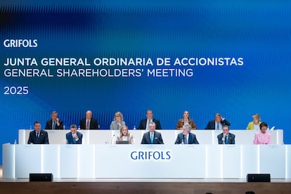 El consejo de Grifols en la última junta de accionistas