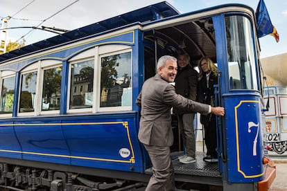 Jaume Collboni alcalde de Barcleona proyecto Tramvia Blau
