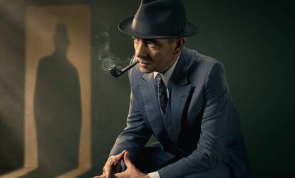 Rowan Atkinson, com a Maigret.