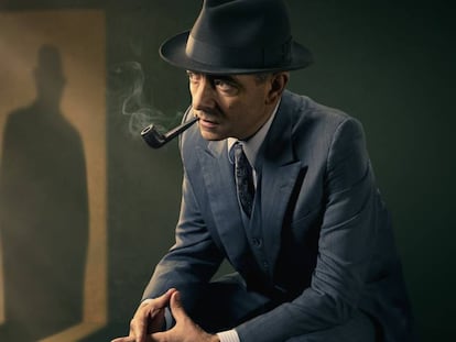 Rowan Atkinson, com a Maigret.