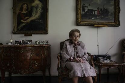 Irene Bergman, en su apartamento de Nueva York