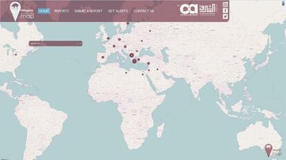 El mapa mundial de los refugiados, según Common Action Forum.