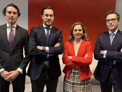 a Irene Fernández Puyol, Pablo Fernández Cortijo, Ignacio del Fraile y Pablo Muelas.