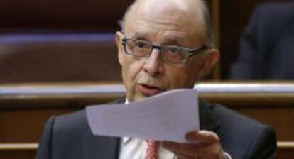 El ministro de Hacienda, Cristóbal Montoro.