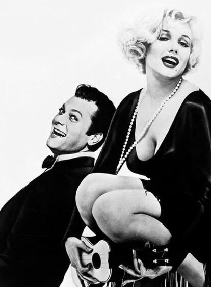 Monroe y Curtis fueron amantes antes de rodar <i>Con faldas y a lo loco</i>.