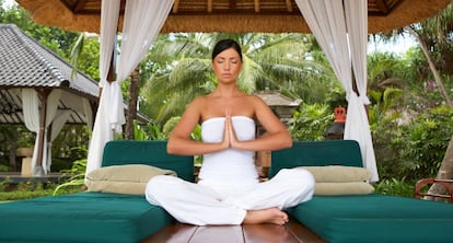 Yoga en Bali.