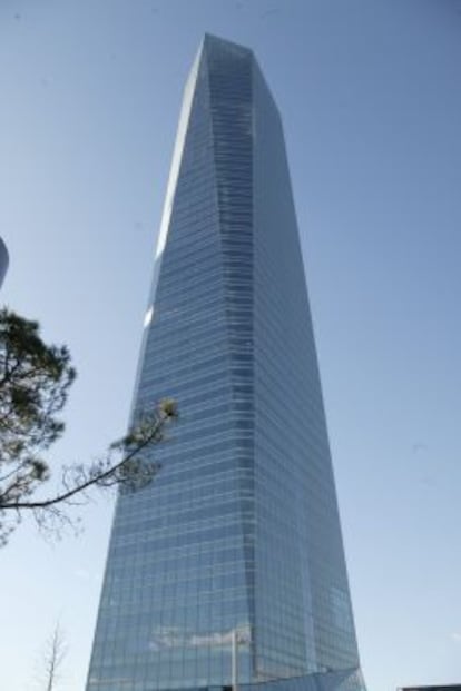 La Torre de Cristal de Madrid, propiedad de Mutua Madrileña.